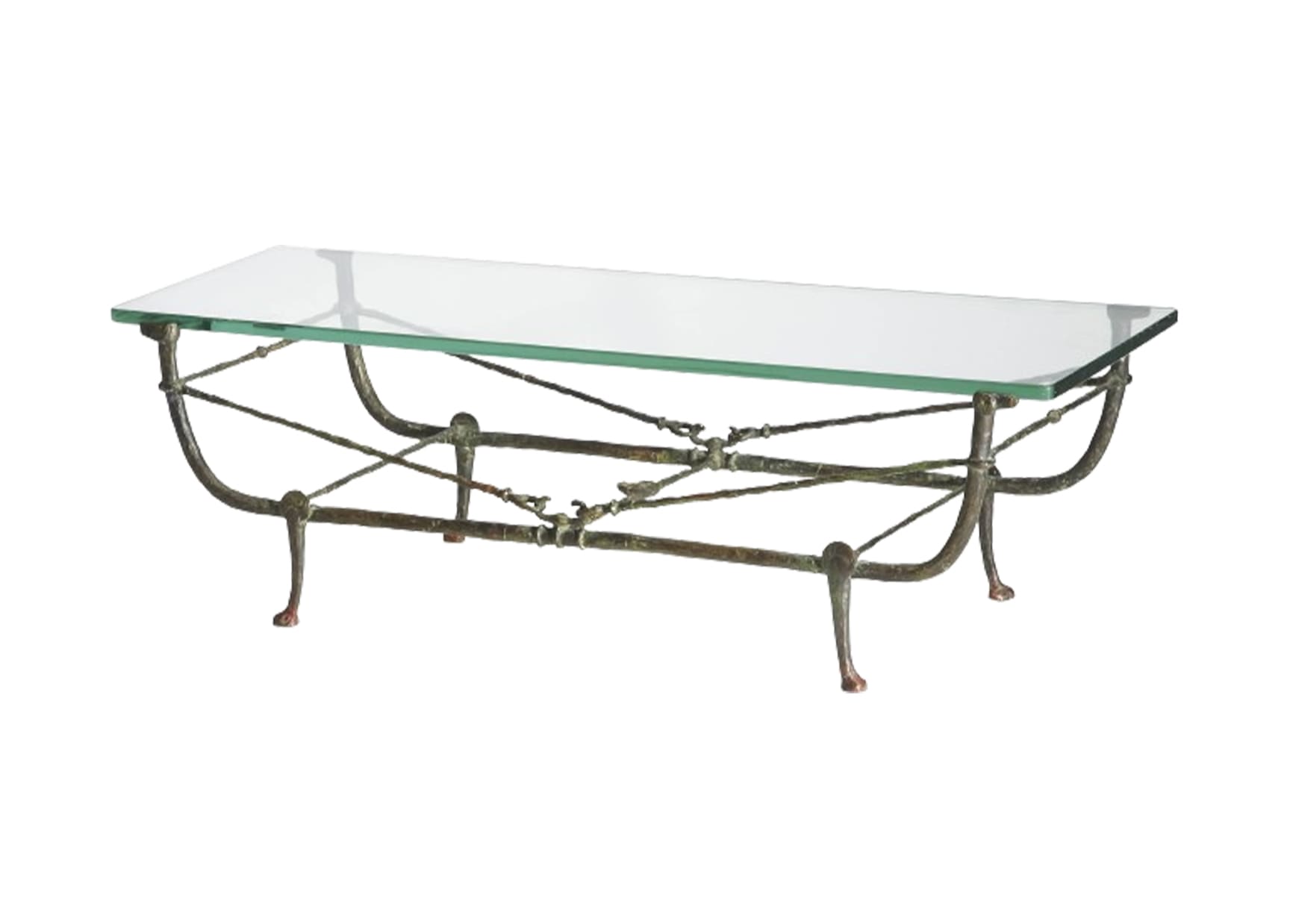 Table berceau Diego Giacometti signature